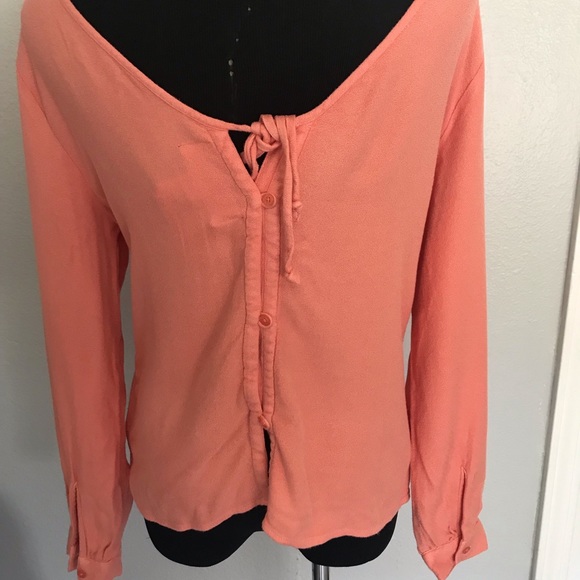 Cloth and stone coral long sleeve size XS - Picture 7 of 8